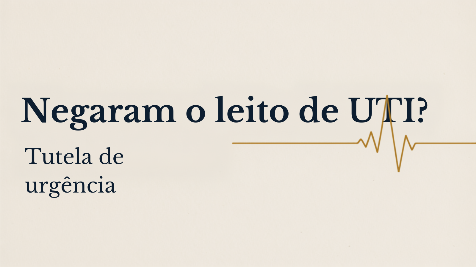 Plano ou hospital negou leito de UTI? O que fazer com urgência (2026)
