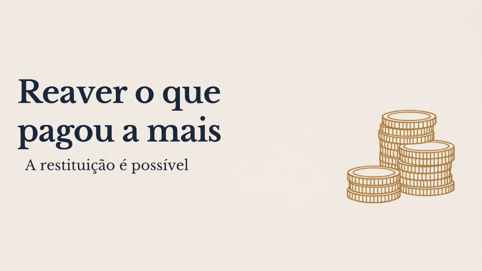 Restituição do que foi pago a mais