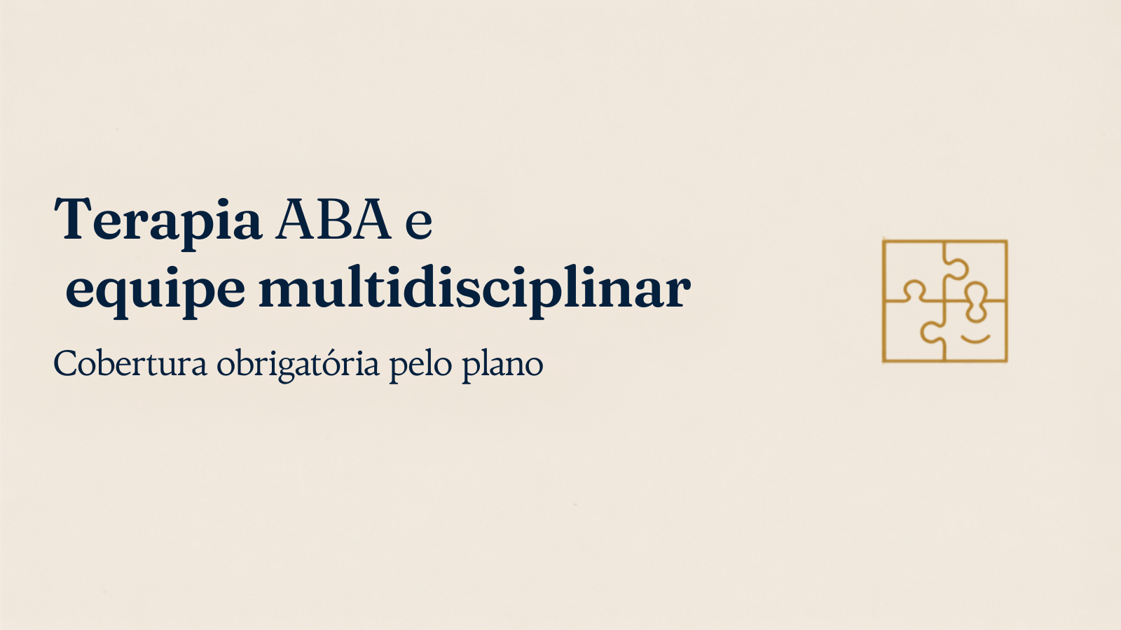 Terapia ABA e equipe multidisciplinar para autismo